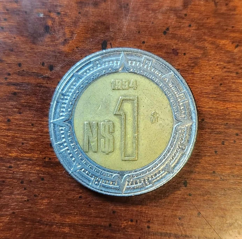 Mexico 1 Peso Coin - 1994