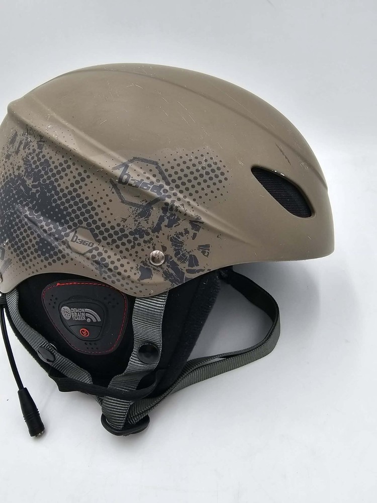 Demon Snowboard Helmet With Demon Brain Teaser Audio Medium