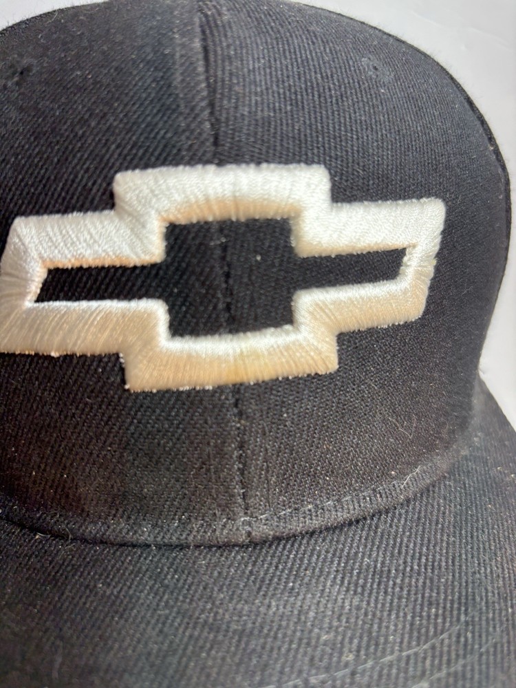 Chevrolet ball cap Hat adjustable strap Chevy Logo Black