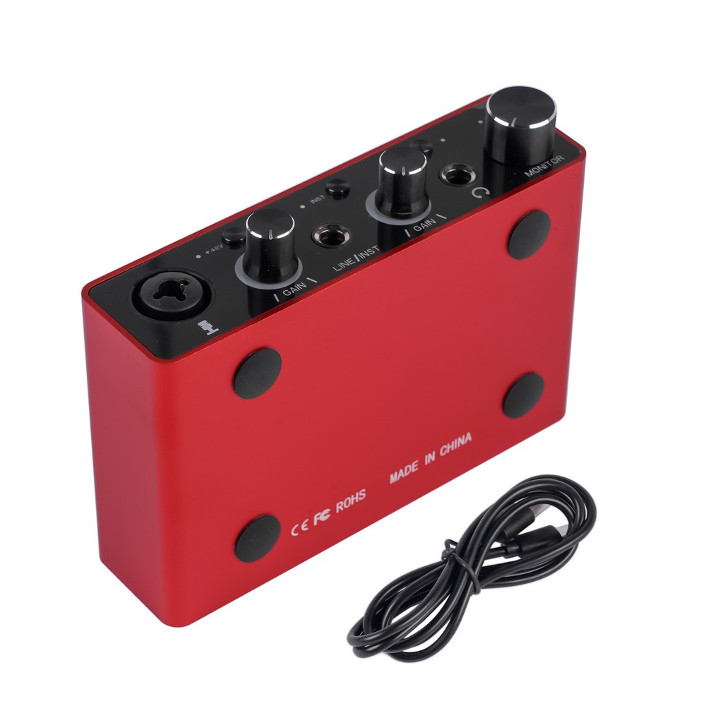3rd Gen USB Audio Interface High-Fidelity Studio Quality Recording Zero-Latency