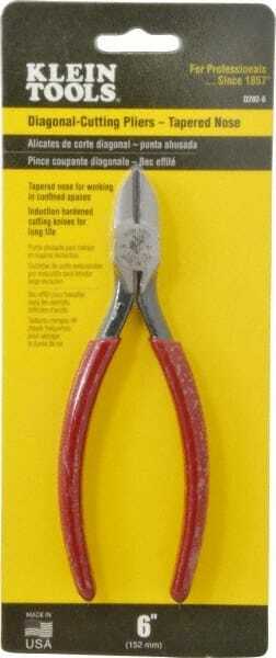 Klein Tools 6-1/8" OAL, Diagonal Cutter