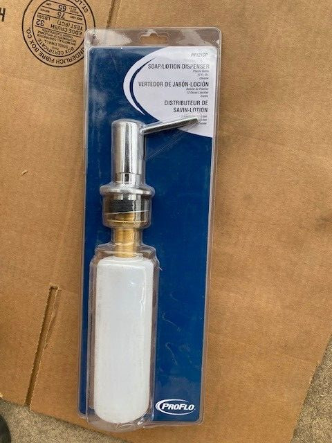 PROFLO PF121 Deck Mounted Soap Dispenser - Chrome (NEW)