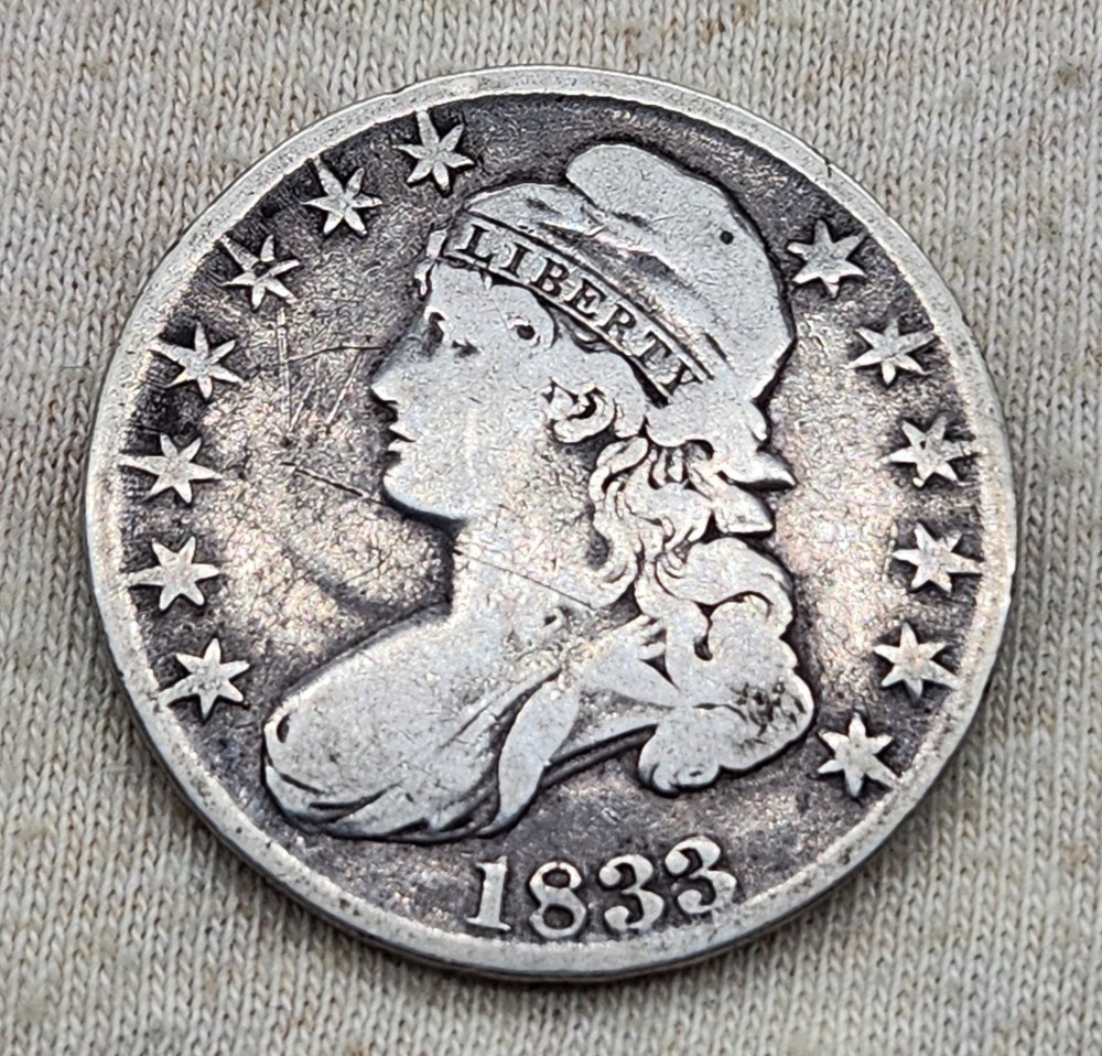 WPCoins ~ 1833 Cap Bust Half