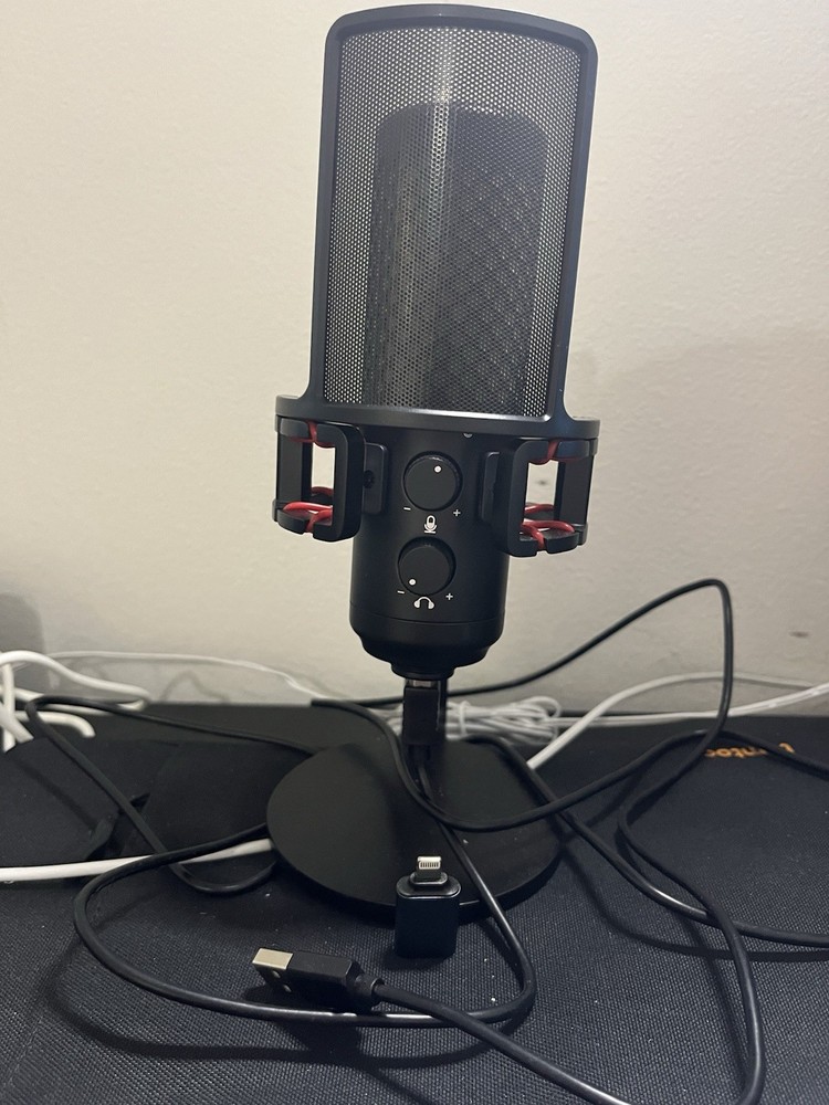 Zealsound USB Microphone For iPhone And Pc Gaming, Podcasting, YouTube