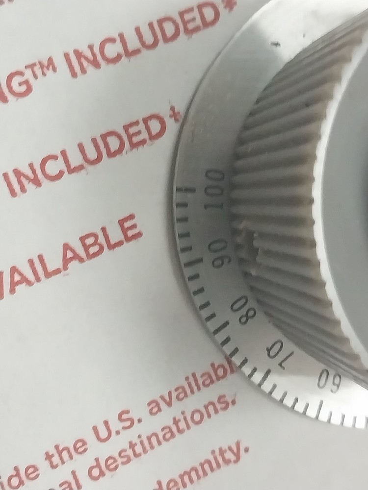 Hellicrafters HT 40 TRANSMITTER PLATE LOADING OR TUNING KNOB Ea.