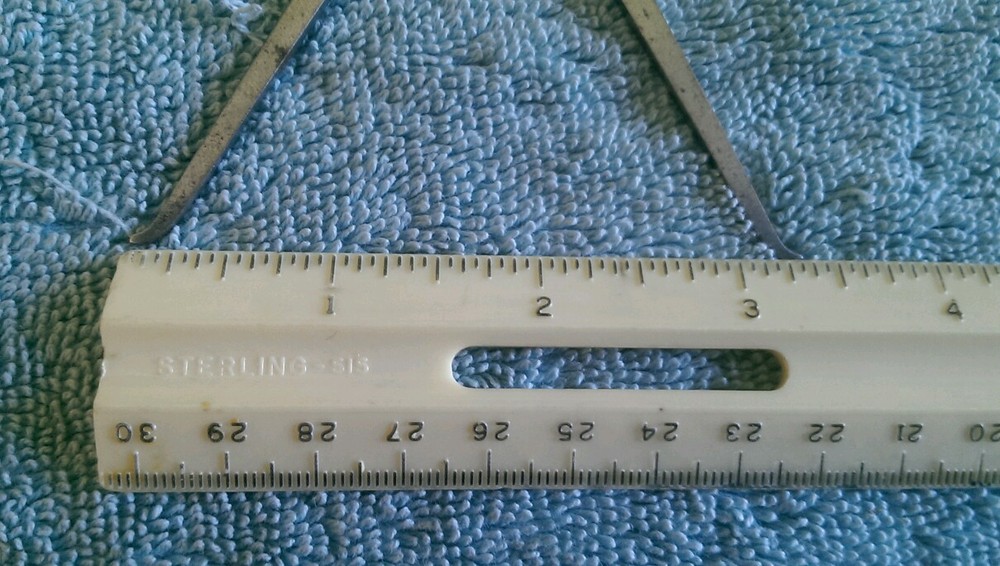 Vintage Starrett Flat Leg Inside Calipers 3"