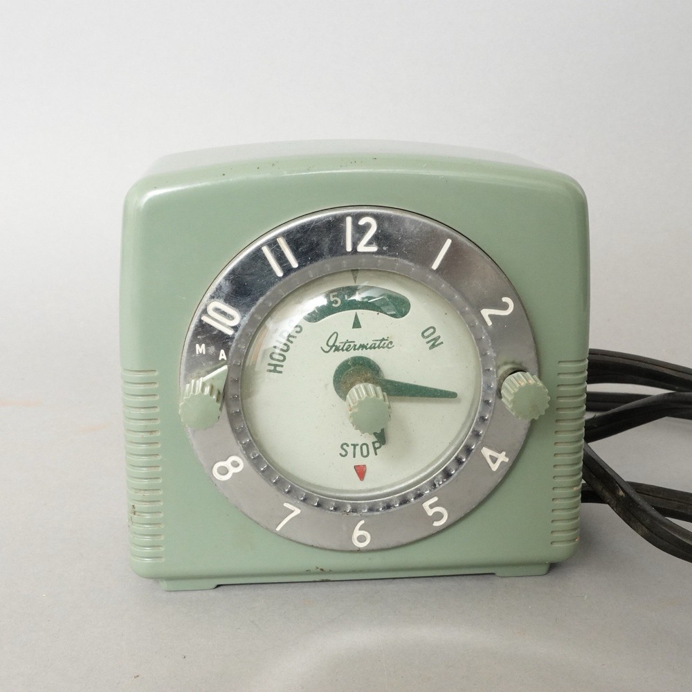 Vintage Intermatic Clock Timer Model A-401 Electric Clock Appliance Timer TESTED