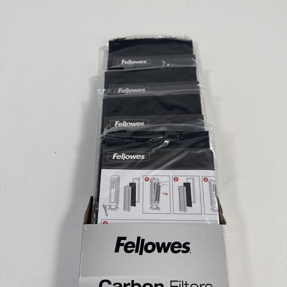 Fellowes CRC93240 AeraMax Carbon 4 Pack Replacement Filter
