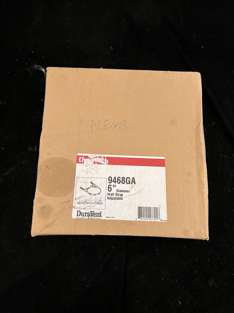 DURAVENT 6" DuraTech Vent Pipe- Wall Strap  #6DT-WS NEW!