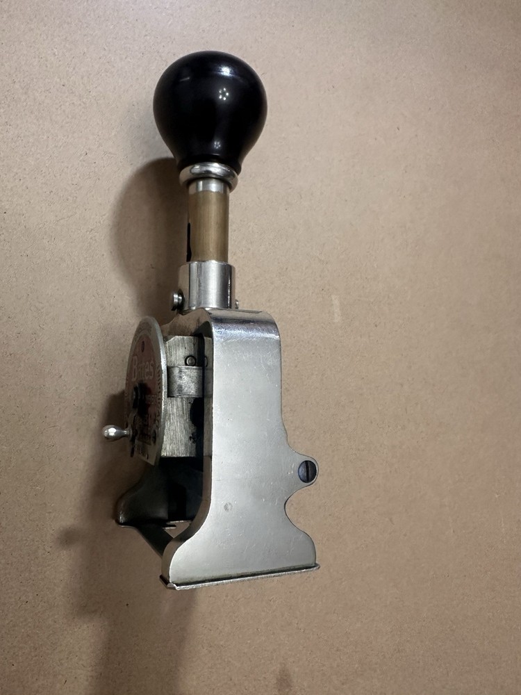 Vintage Bates Numbering Machine Multiple Movement Stamp