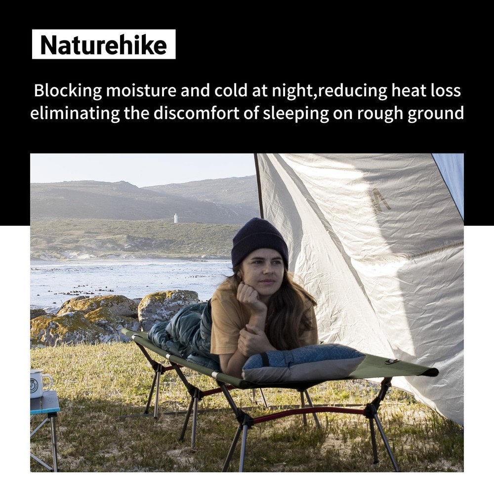 ArmyWild Folding Camping Cot, Height Adjustable Ultralight Backpacking Cot, P...