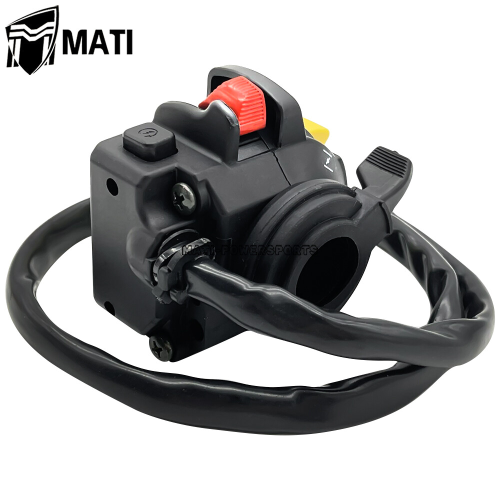Handlebar Switch On/Off Run/Stop/Kill/Choke For Suzuki Quadrunner 250 LTF250