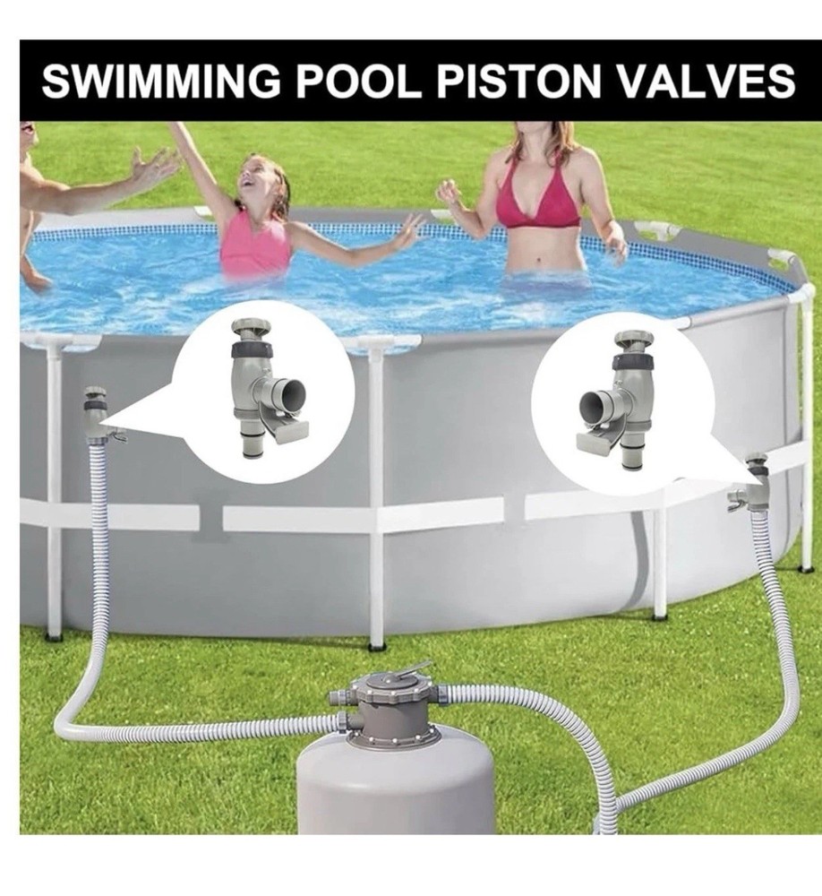 Plunger Valves Essential Pool Hose Adapters Water Flows Control