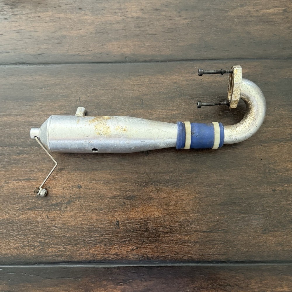 1/10 Vintage RC Nitro Pipe Exhaust & Header Muffler