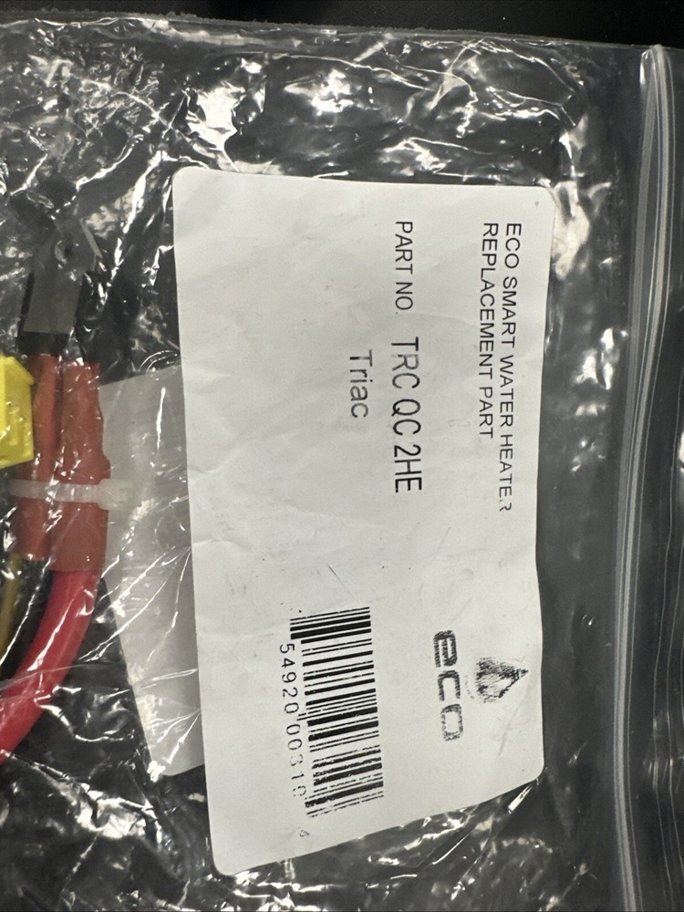 A-2 OEM Original Ecosmart TRC QC 2HE ECO 27 Replacement Part