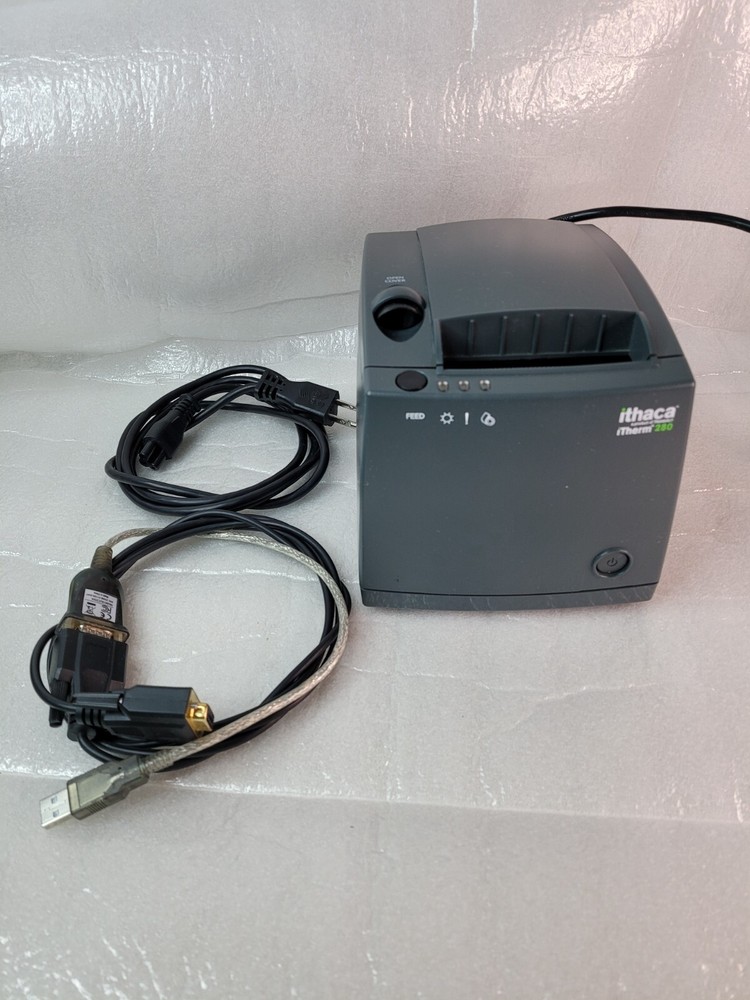 TransACT Ithaca 280S-9-DG Serial Receipt Printer 280-SL Tested Working