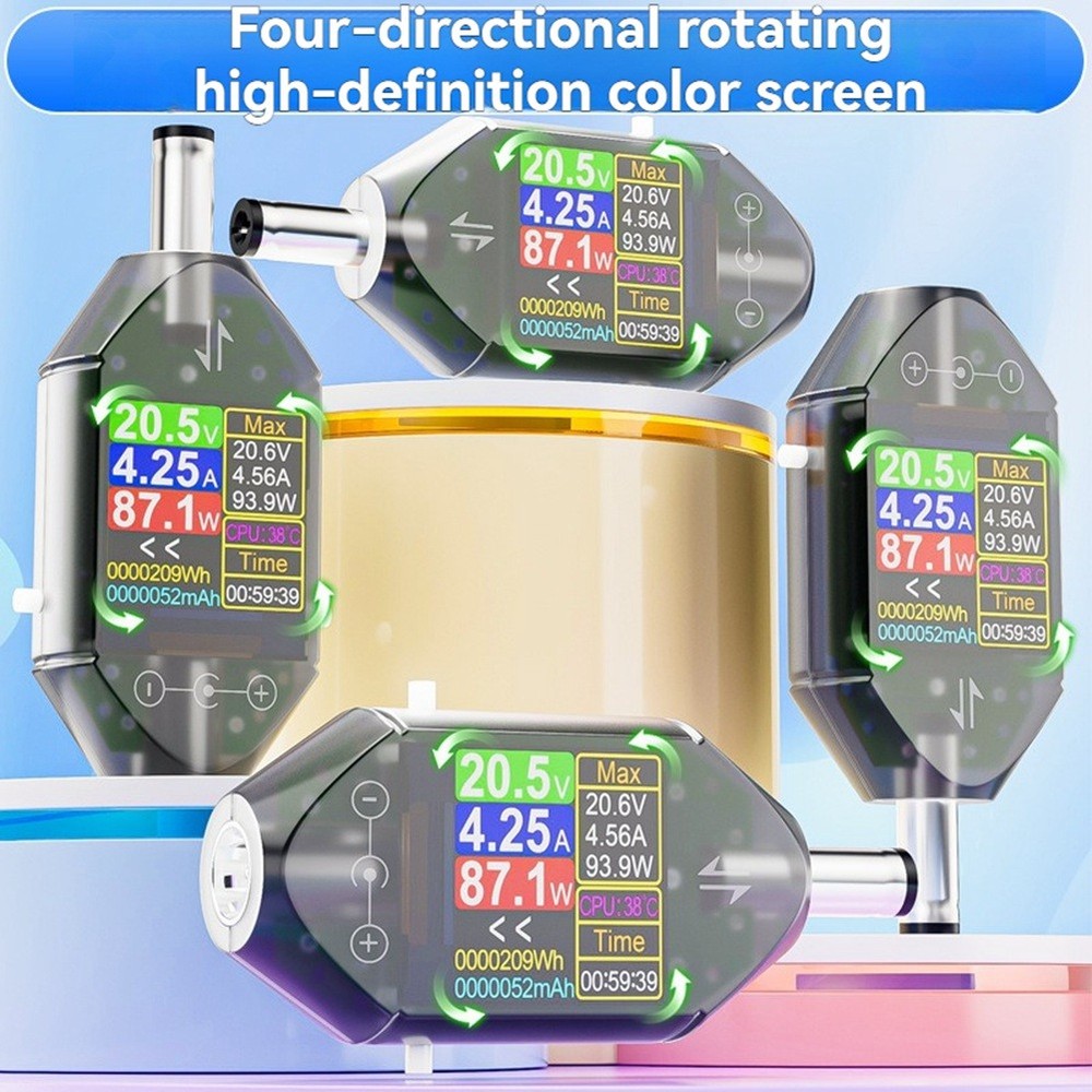 DT550 600W Digital Voltage and Current Tester DC5.5x2.5mm Interface D8350