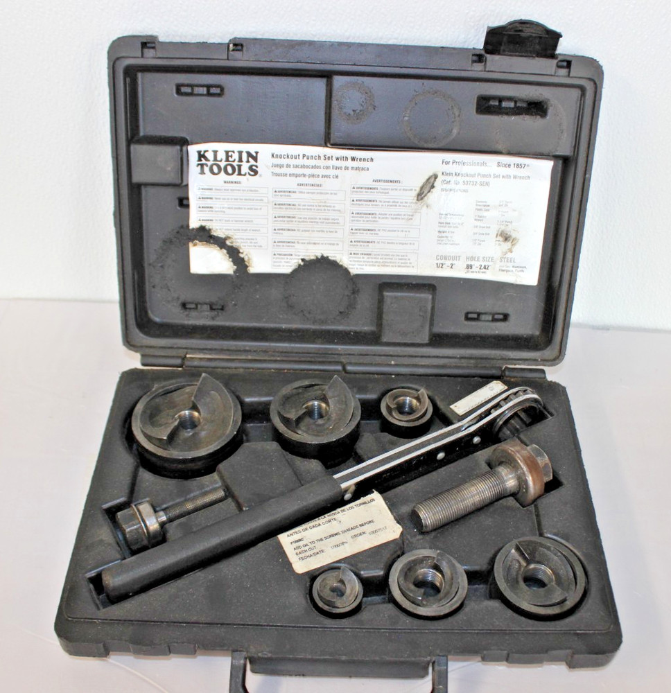 Klein Tools 53732SEN Ratchet Wrench Punch Set