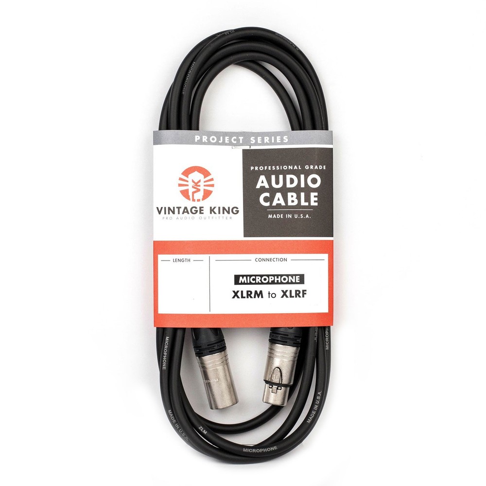 Vintage King Project Series Microphone Cable - 15'