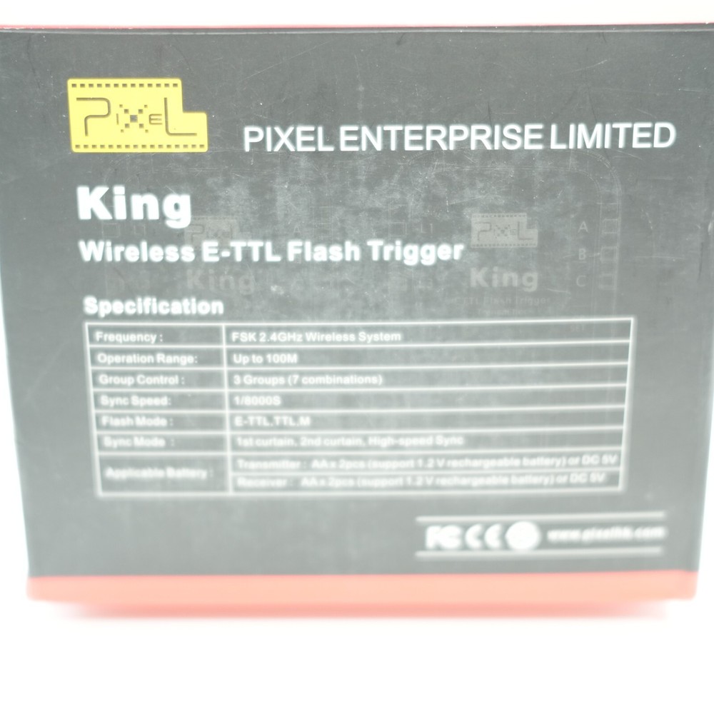 Pixel King Wireless E-TTL Flash Trigger Set for Canon