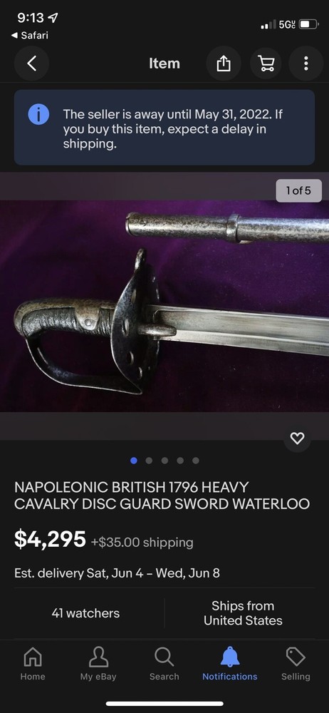 German Germany Antique WKC Both Swords