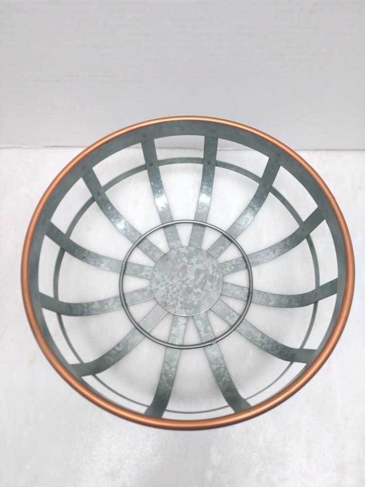 Two Tone Metal Basket