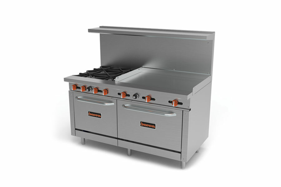 SIERRA- 60" Gas Range with 4 Burners and 36" Griddle