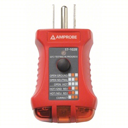 AMPROBE ST-102B GFCI Receptacle Tester