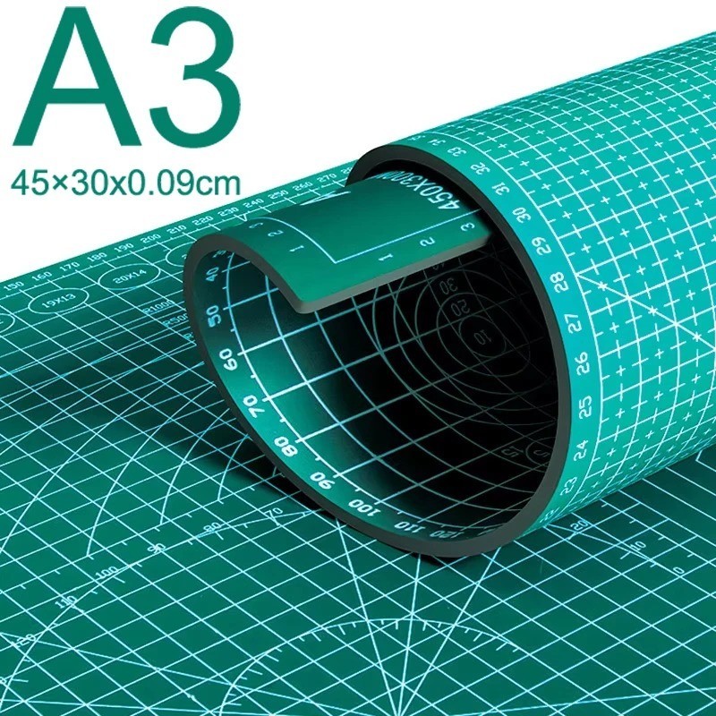 A3 Cutting Pad PVC Table Pad Leather Process Anti Cutting Double-Sided Carving