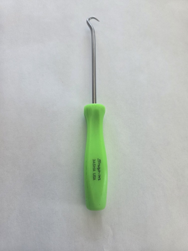 Snap On Tools 3ASHA Green Hard Screwdriver Handle Mini Hook Pick