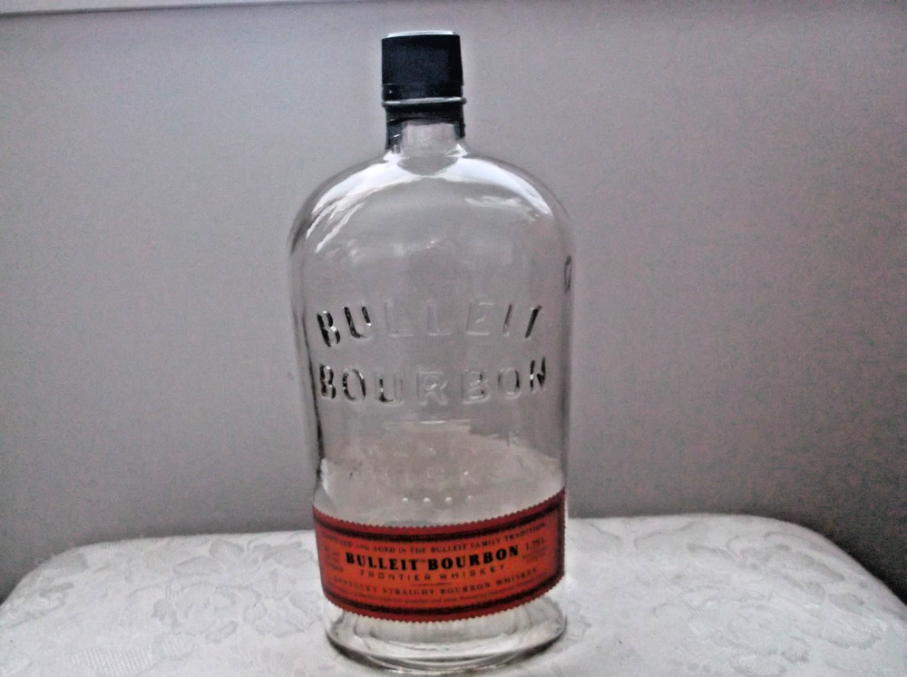 Bulleit Bourbon Frontier Whiskey  1.75 ml Empty Bottle