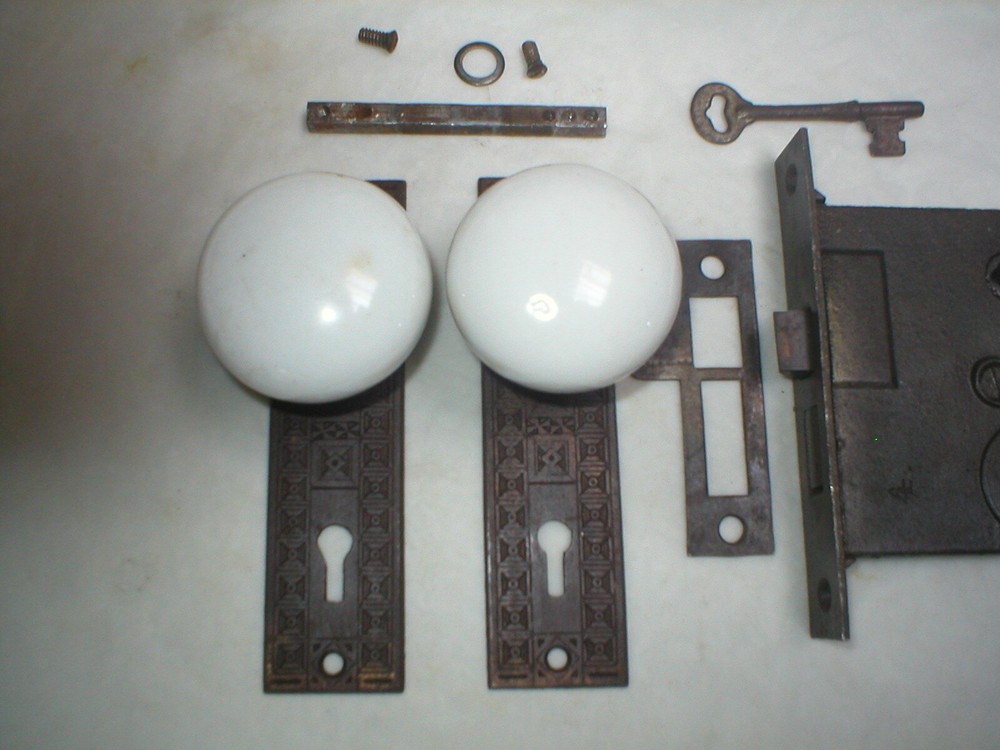 Antique Victorian Era Door Hardware