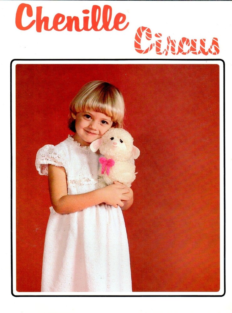Chenille Circus VTG 1970's Doll & Animal Making Craft Projects Patterns Book