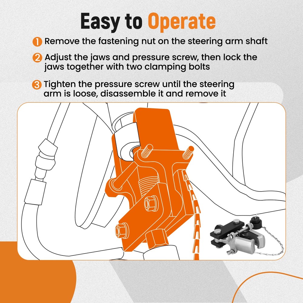 Pitman Arm Puller Universal Remove The Pitman Arm Shaft Pitman Arm Puller US