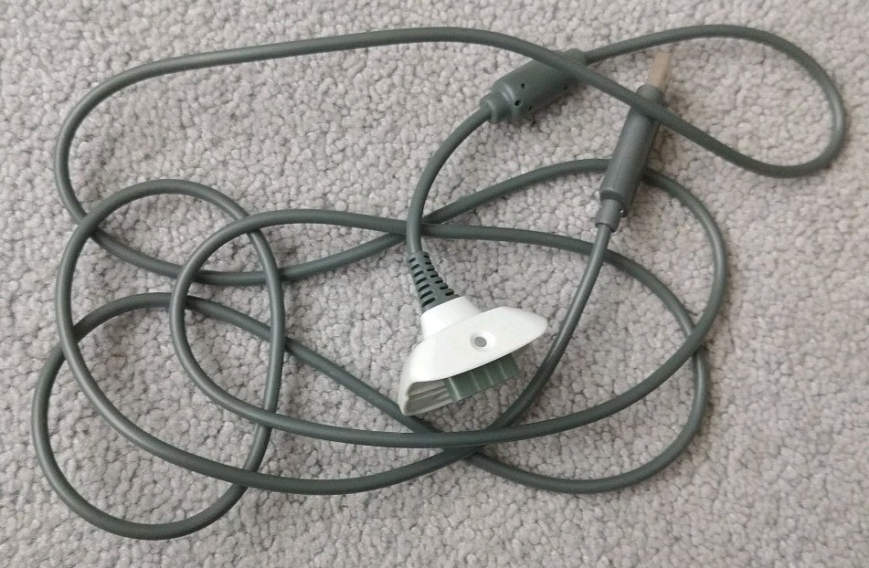 Microsoft Xbox 360 Play And Charge Kit Cable Cord USB Untested