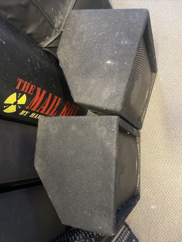 Phonic S710 Passive PA Speaker Pair Mains Works!