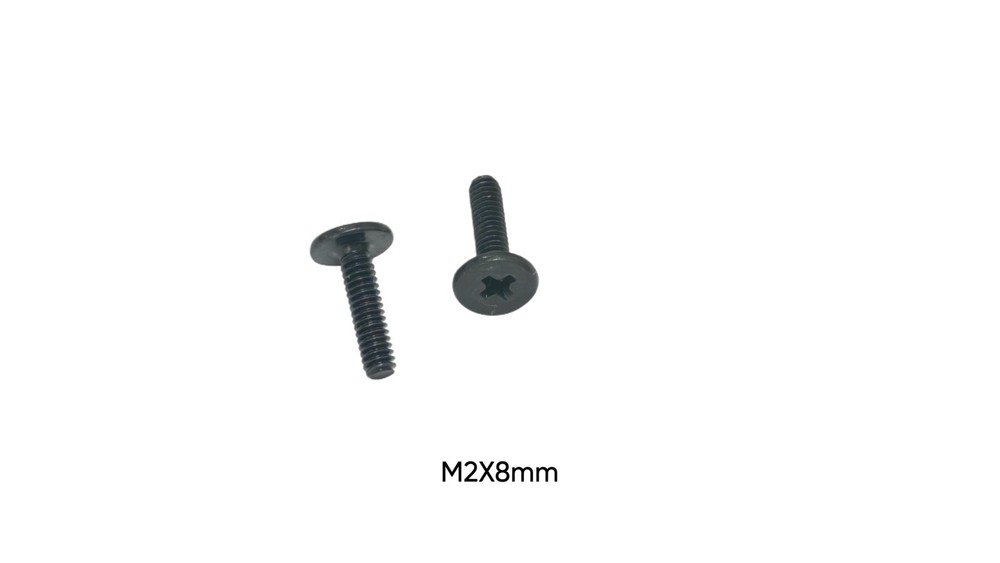M2x8mm FPV Racing Drone Frame & Electronics Screws Low Profile 8-Pack