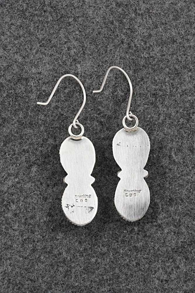 Turquoise & Sterling Silver Earrings - Eugene Gruber