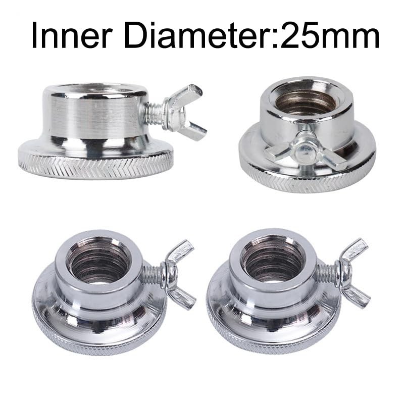 2 Pack Spin Lock Dumbbell Collars for Threaded Bars