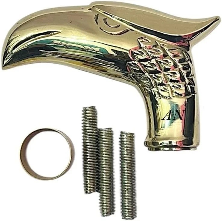 Nautical Brass Eagle Head Handle for Walking Stick