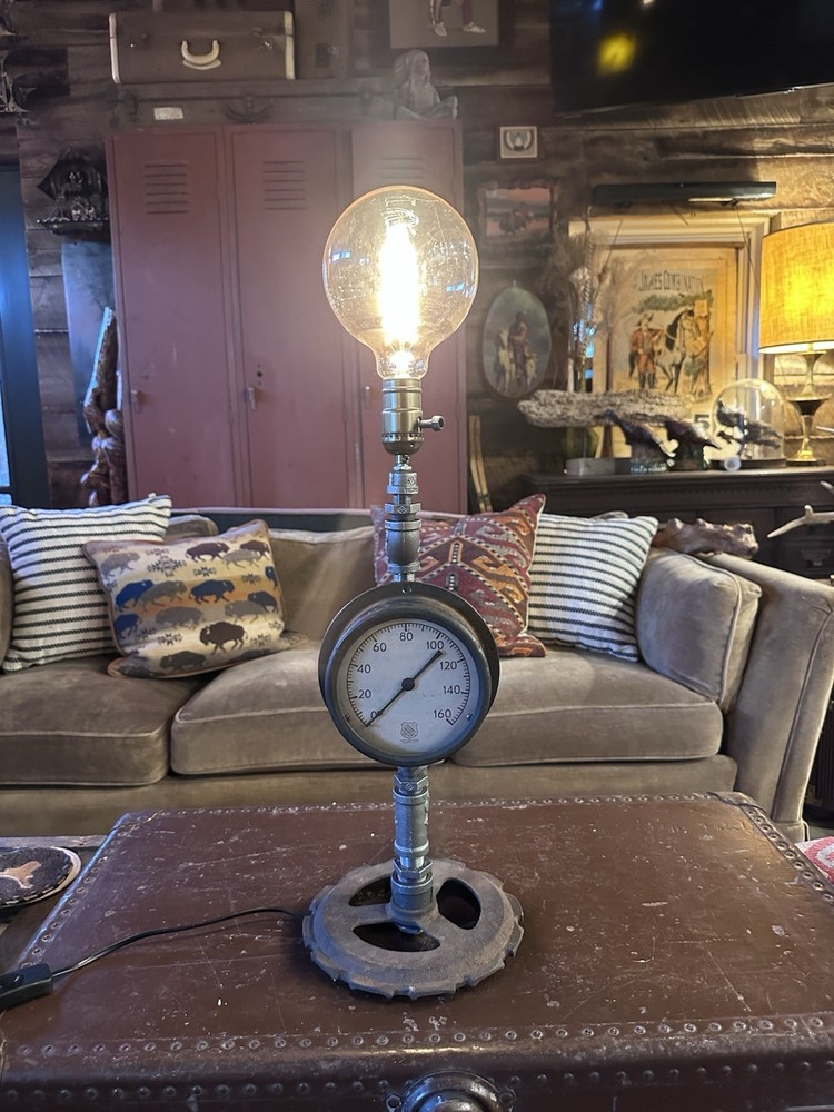 Industrial Salvage Steampunk Lamp