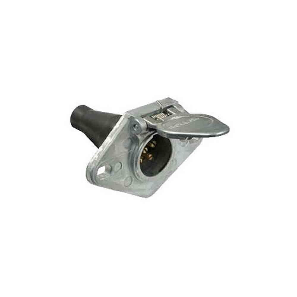 Pollak 6-Way Round Car End Socket (11-608)