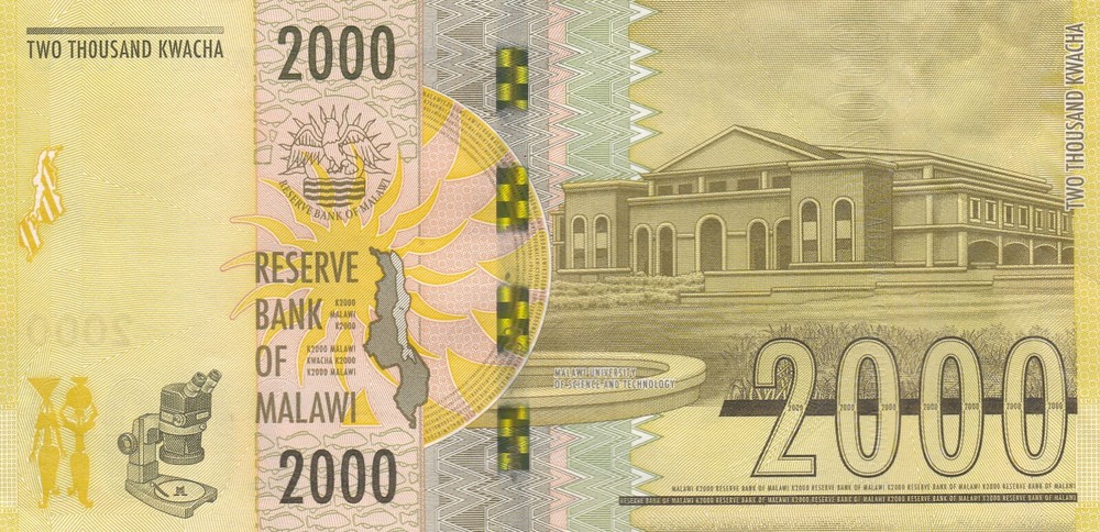 Malawi: 2016: 2000 Kwacha, P-69, EF