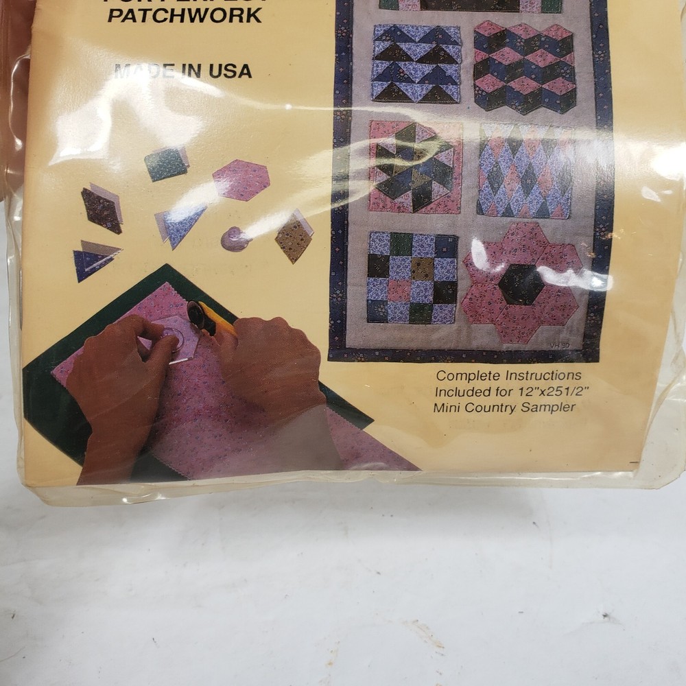 Patchwork Express Mini Geometric Quilt Template Set 6 Pieces Plus Pattern 78011