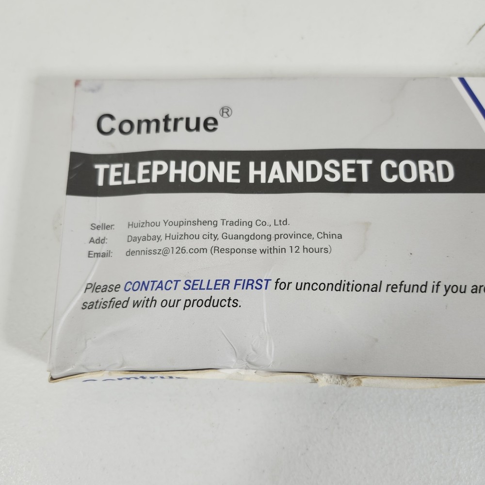 Comtrue Telephone Handset Cord Universally Compatible 2 Pack