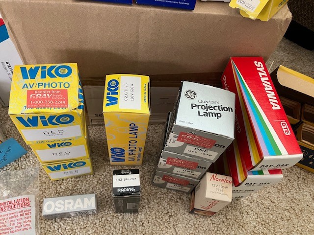 AV Projector Lamp Bulb Bulbs Various Brands Old Stock Open Untested