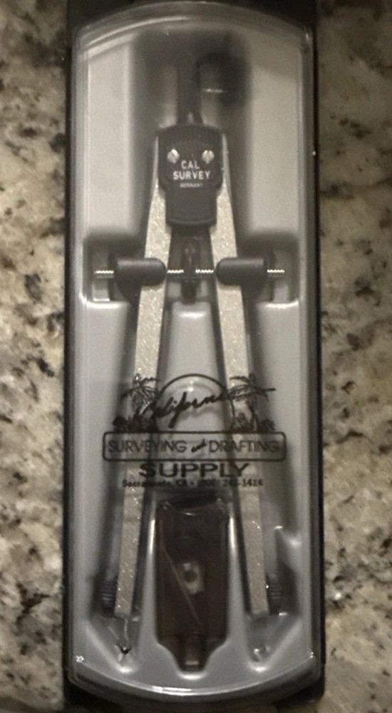 Metal Compass Precision Technical Drawing Tool Cal Survey Drafting Germany