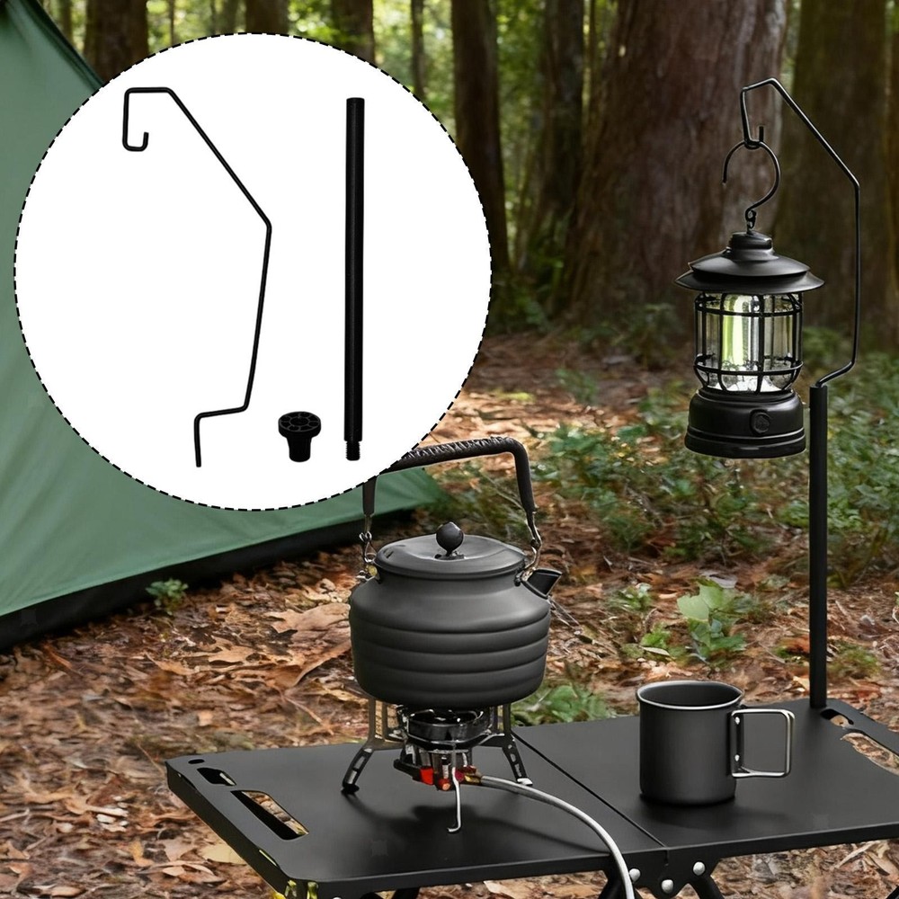 Camping Table Lantern Holder Portable Folding Table Lamp Pole