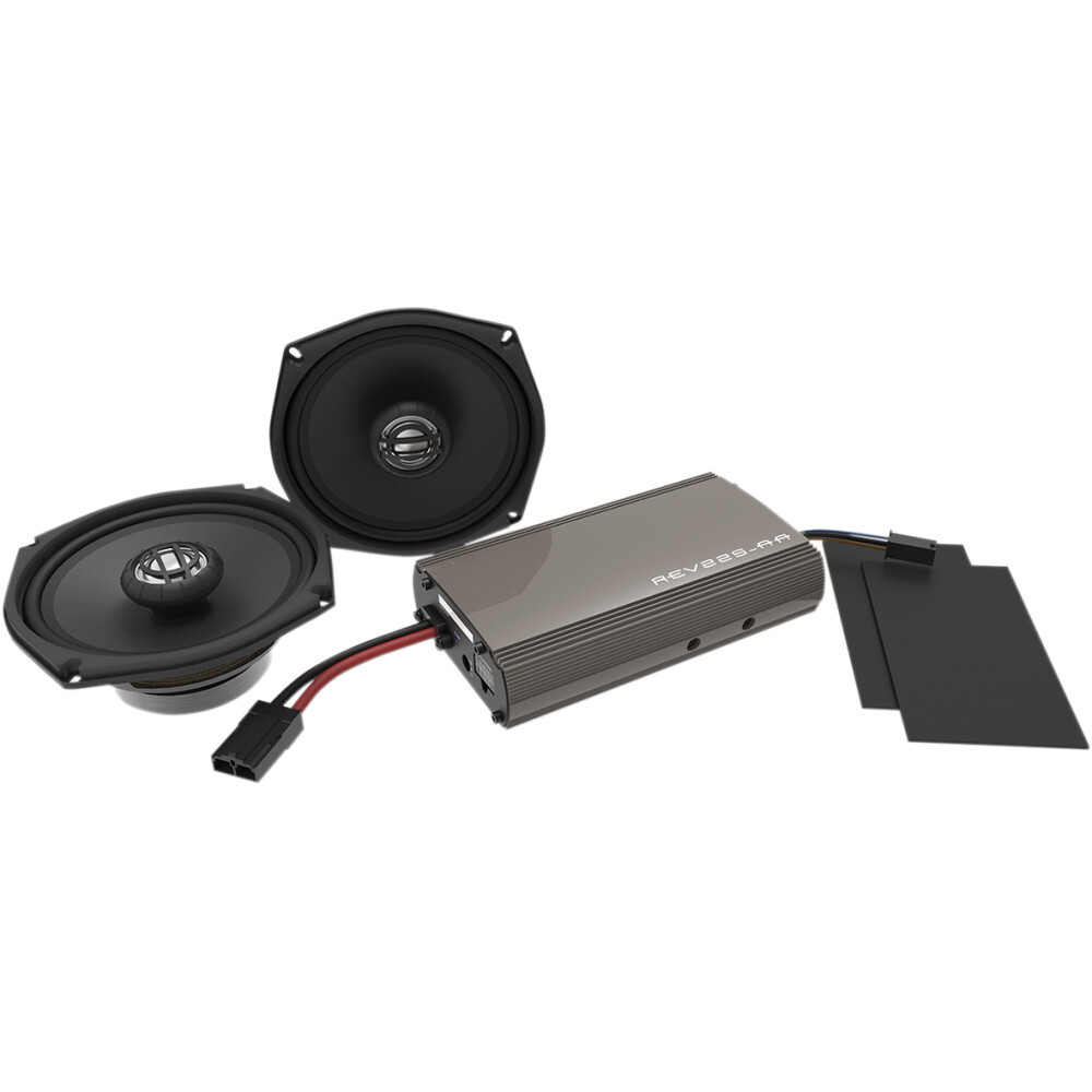 Hogtunes Front Speaker Kit - 225-Watt Amp | 225 SG KIT-AA