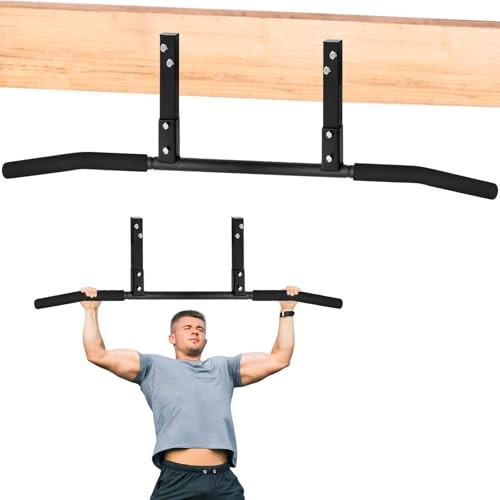 Pull Up Bar, Chin Up Bars Ceiling Mount, Workout A.Joist Mounted Pull Up Bar